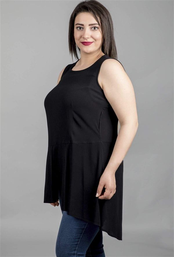 Angelino Long Tunic With Waist Detail