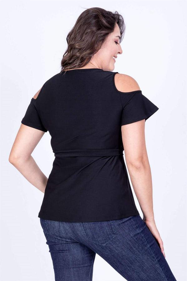 Angelino Waist Belt Blouse