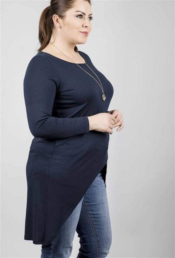 Angelino Asymmetrical Long Tunic
