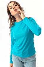 Women'S Bike Collar Knit Blouse