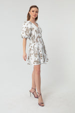 Woman Patterned Cruve Dress