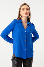 Women'S Collar Chain Detailed Shirt