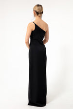 Woman One -Shoulder Slit Midi Dress