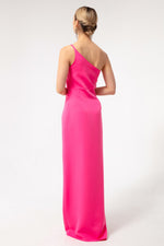 Woman One -Shoulder Slit Midi Dress