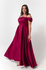 Women'S Stone Hanger Drape Big Size Long Evening Dress