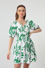 Woman Patterned Cruve Dress