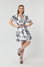 Woman Patterned Cruve Dress