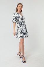 Woman Patterned Cruve Dress