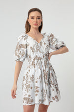 Woman Patterned Cruve Dress