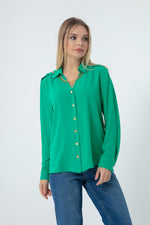 Women'S Collar Chain Detailed Shirt