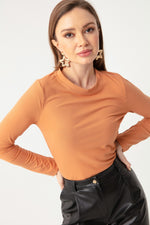 Women'S Bike Collar Knit Blouse