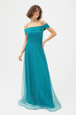 Women'S Board Broke Sılven Long Evening Dress