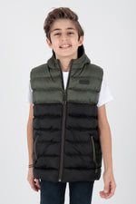 Boy's garnish trend swelling vest ak216364