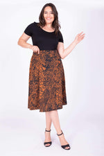 Angelino Back Waist Elastic Bell Skirt
