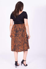 Angelino Back Waist Elastic Bell Skirt