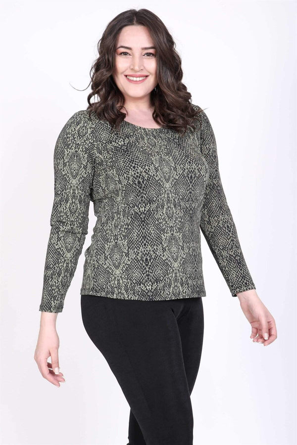 Angelino Cross-Back Ribbed Blouse
