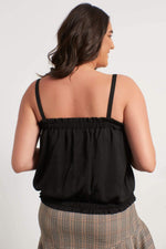 Angelino Lined Strappy Top