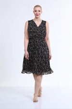 Angelino Lined Sleeveless Chiffon Dress