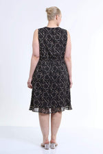 Angelino Lined Sleeveless Chiffon Dress