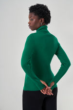 Turtleneck Green Knitwear