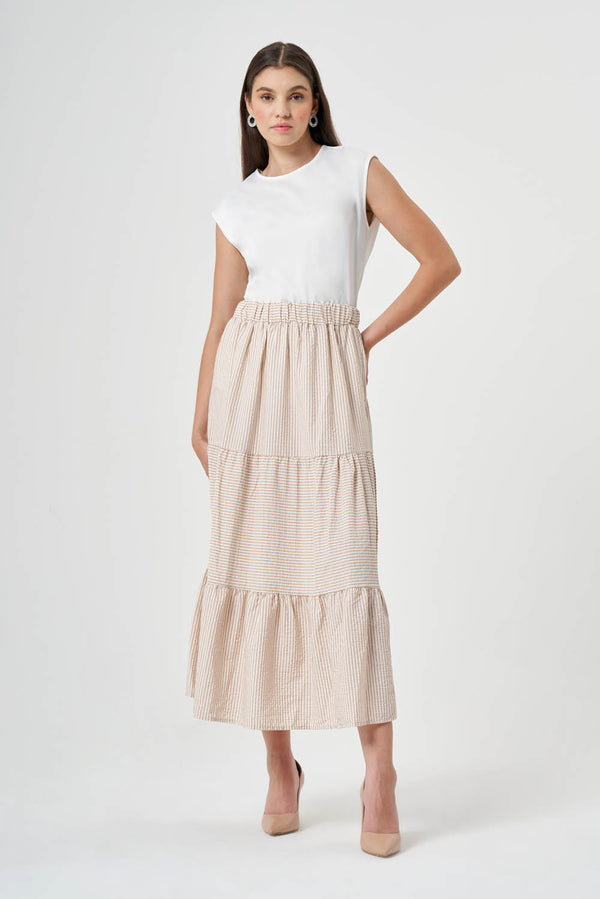 Beige Skirt