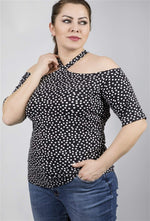 Angelino Knitted T-Shirt With Ptsti Pattern On Neck