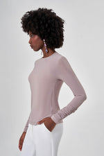 Basic Shirted Sandy Beige Blouse