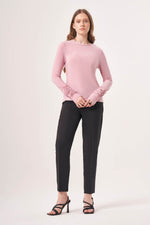 Basic Shirted Sandy Pink Blouse