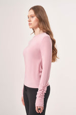 Basic Shirted Sandy Pink Blouse