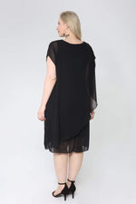 Plus Size Chiffon Evening Dress EKL89001