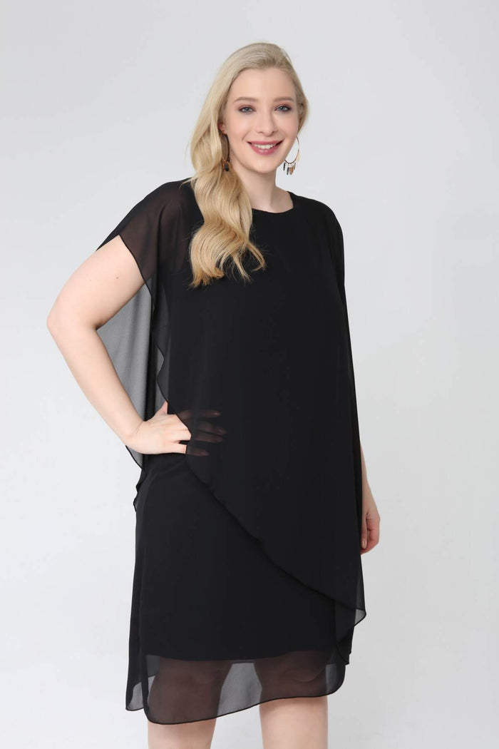 Plus Size Chiffon Evening Dress EKL89001