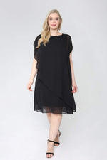 Plus Size Chiffon Evening Dress EKL89001