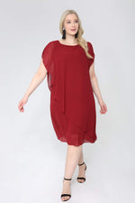 Plus Size Chiffon Evening Dress KL89001
