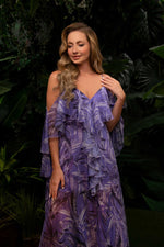 Angelino Lila Impirme Hanger Long Evening Dress