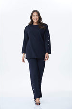 Angelino Snap Detail Knitted Trousers