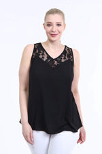 Angelino Lace Detailed Sleeveless Blouse