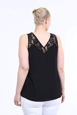 Angelino Lace Detailed Sleeveless Blouse