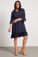 Angelino Lace Detailed V Neck Dress