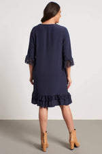 Angelino Lace Detailed V Neck Dress