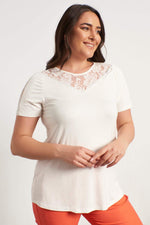 Angelino Lace and Sequin Detailed Blouse