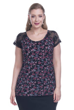 Angelino Lace Short Sleeve T-shirt