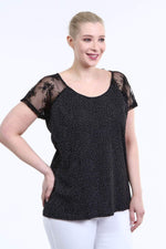 Angelino Lace Short Sleeve T-shirt