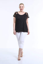 Angelino Lace Short Sleeve T-shirt