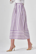 Patterned Lilac Skirt