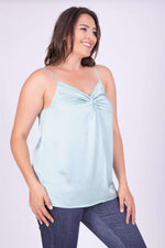 Angelino Knot Detailed Rope Strap Blouse