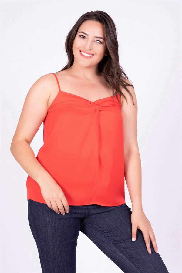 Angelino Knot Detailed Rope Strap Blouse