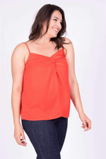 Angelino Knot Detailed Rope Strap Blouse