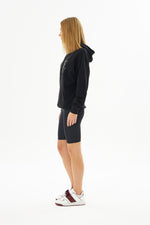 Angelino Sport Hooded Pocket Reflector Woman Sweatshirt