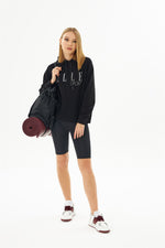 Angelino Sport Hooded Pocket Reflector Woman Sweatshirt