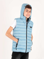 Boy Fashion trend Hooded Swelling Vest AK215051